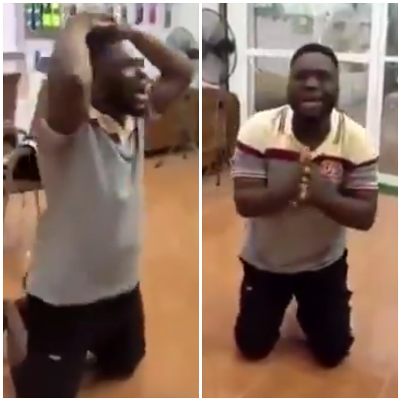 ?Terminé? - grita un empresario después de que robaron una tienda de teléfonos en Osun